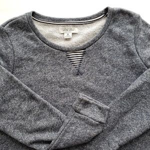 💜 Lucky Lotus Terrycloth Sweatshirt M 0059B01